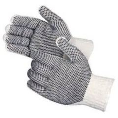 Two-Sided PVC Dot String Knit Gloves (Case of 25 DZ)